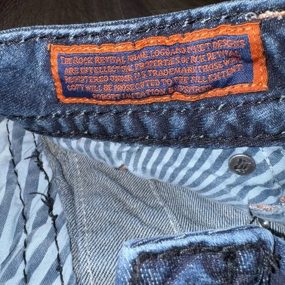 Rock Revival Amy Skinny Jeans with Size 26 💎LIKE NEW! - Picture 10 of 16